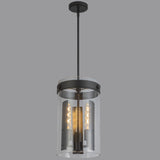 Dahlia Pendant Light Black By Artcraft Lifestyle View