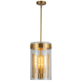 Dahlia Pendant Light Bronze By Artcraft Front View