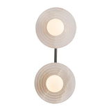 Dahlia Single Wall Sconce By Alora UB 2 Light Finish