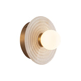 Dahlia Single Wall Sconce By Alora VB 1 Light
