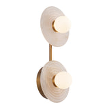 Dahlia Single Wall Sconce By Alora VB 2 Light