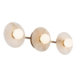 Dahlia Single Wall Sconce By Alora VB 3 Light