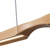 Dakota Linear Pendant Beech Wood By Kuzco - Detailed View1
