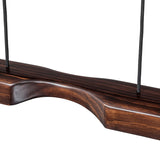 Dakota Linear Pendant Walnut By Kuzco - Detailed View