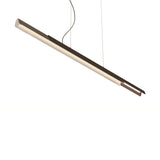 Dala Linear Suspension By Kundalini, Finish: Dark Grey Wood