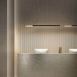 Dala Linear Suspension By Kundalini, Finish: Sand Wood