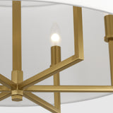 Danica Large Suspension Burnished Brass By Visual Comfort Studio - Detailed View