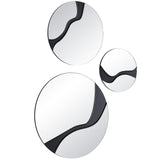 Dansk Mirrors Set of 3 By Renwil Side View