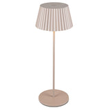 Dario Portable Table Lamp Moonstone Gray By Kuzco Front View