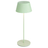 Dario Portable Table Lamp Sage Green By Kuzco Front View