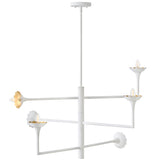 Darla Adjustable Chandelier By Lark Living - Front View1
