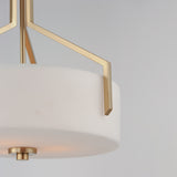 Dart 3 Light Pendant Satin Brass By Maxim Lighting Detailed View