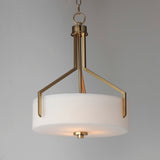 Dart 3 Light Pendant Satin Brass With Light By Maxim Lighting