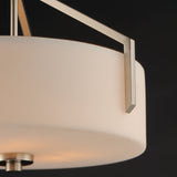Dart 3 Light Pendant Satin Nickel By Maxim Lighting Detailed View