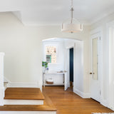 Dart 3 Light Pendant Satin Nickel By Maxim Lighting Lifestyle View