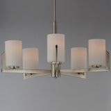 Dart Chandelier 5 Lights Satin Nickel Maxim Lighting With Light
