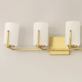 Dart Vanity Light 4 Lights Satin Brass By Maxim Lighting Front View 1