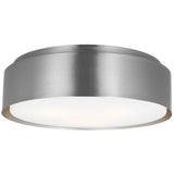 Dartmore Flush Mount Large Brushed Nickel By Visual Comfort Studio - With Light