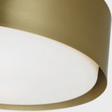 Dartmore Flush Mount Medium Satin Brass By Visual Comfort Studio - Detailed View1