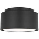 Dartmore Flush Mount Small Midnight Black By Visual Comfort Studio