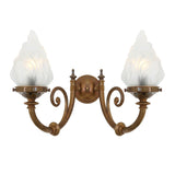Darwin Double Wall Light - Antique Brass