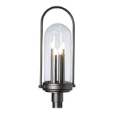 Davis Outdoor Post Lantern, shown in Coastal Oil Rubbed Bronze, by Hubbardton Forge