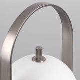 Dawn Portable Table Lamp Nickel By Tubicen - Detaild View