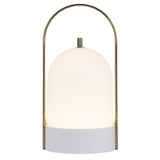 Dawn Portable Table Lamp White By Tubicen Front View1