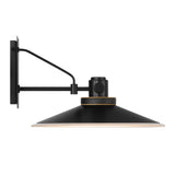 Deckard LED Outdoor Wall Light Small By Eurofase Side View