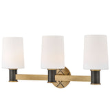 Declan Wall Sconce 3 Lights On By Hinkley Side View 2