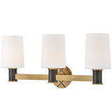 Declan Wall Sconce 3 Lights On By Hinkley Side View 3