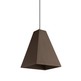 Deimos Pendant Light By Geo Contemporary, Color: Brown