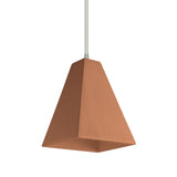 Deimos Pendant Light By Geo Contemporary, Color: Terracotta