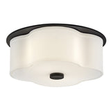 Delaney Medium Flush Mount - Black - by Hinkley