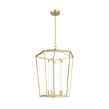Delphine Pendant — 29 Inch, Natural Brass
