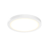 Delta Multi-Voltage Round Flush Mount by Dals - 14 Inch, White