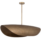 Denarii Iron Linear Suspension Bty Maxim Lighting - Side View