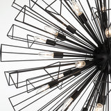 Dendelio Chandelier By Eurofase 35 BK Finish