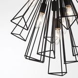 Dendelio Pendant Light By Eurofase 7 BK Finish