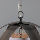 Denton Brass Pendant - Antique Silver