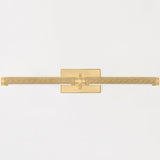 Deptford Picture Light 18 Inch Aged Brass By Hudson Valley - Front View