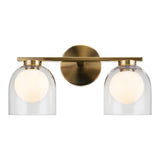Derbishone Wall Sconce 15 Inch Aged Gold Brass