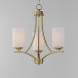 Deven Chandelier Satin Brass by Maxim Lighting