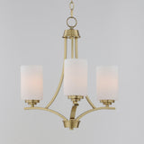 Deven Chandelier Satin Brass by Maxim Lighting