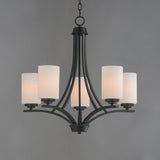 Deven Chandelier Black by Maxim Lighting