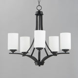 Deven Chandelier Black by Maxim Lighting