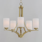 Deven Chandelier Satin Brass by Maxim Lighting