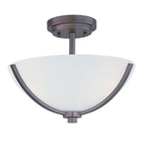 Deven Semi-Flush Mount Oil Rubbed Bronze by Maxim Lighting