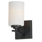 Deven Wall Sconce Black by Maxim Lighting