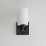 Deven Wall Sconce Black by Maxim Lighting